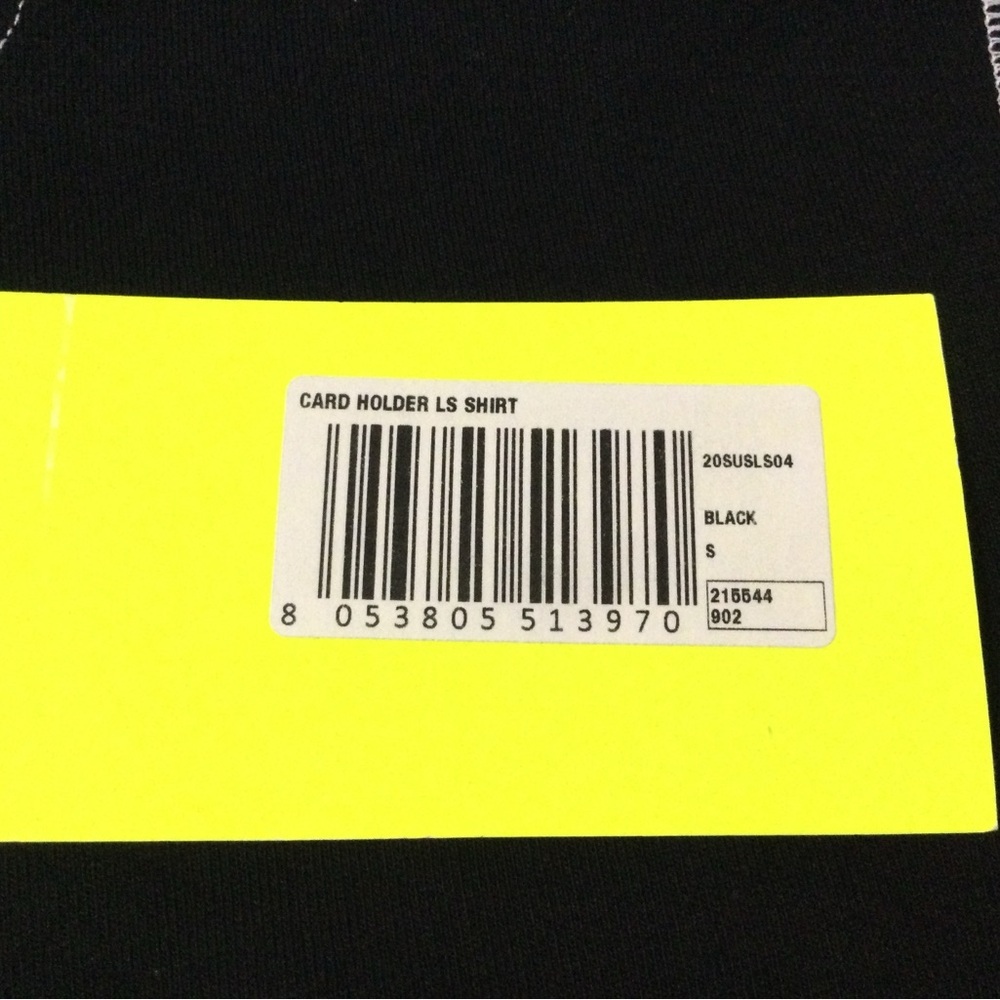 United Standard Men’s Card Holder Long Sleeve Tee with Logo Print on Back Size S - Picture 7 of 10